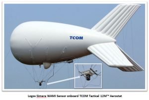 Logos WAMI Sensor on TCOM 12M Aerostat